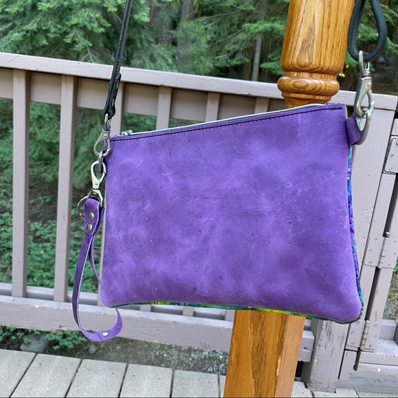 NWT Handpainted, Handmade One of a Kind Cross Body Purse - Picture 3 of 10